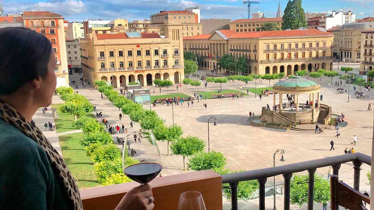 Experiencia gourmet en Pamplona: La terraza vertical del hotel La Perla